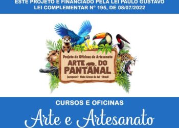Jaraguari oferece curso gratuito de pintura em tecido com foco na cultura do Pantanal
