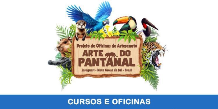 Jaraguari oferece curso gratuito de pintura em tecido com foco na cultura do Pantanal