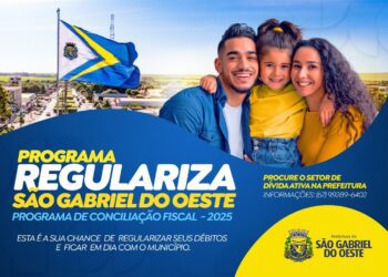 Prefeitura de São Gabriel do Oeste lança programa de renegociação de tributos com até 100% de desconto