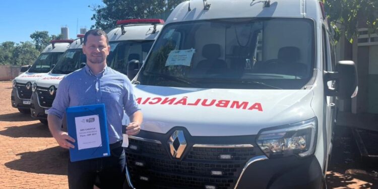 Camapuã amplia frota de saúde com ambulância adquirida via emenda parlamentar