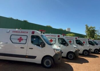 Governo de MS reforça estrutura de saúde do Estado com entrega de ambulâncias para 11 municípios