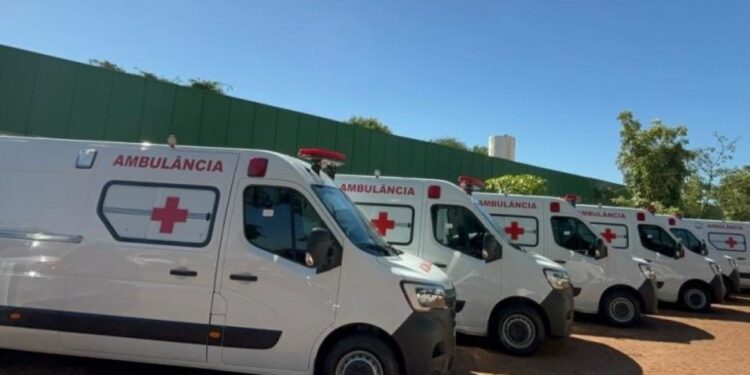 Governo de MS reforça estrutura de saúde do Estado com entrega de ambulâncias para 11 municípios