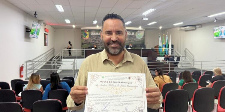 Prefeito de Alcinópolis é reconhecido por ação social durante a Páscoa