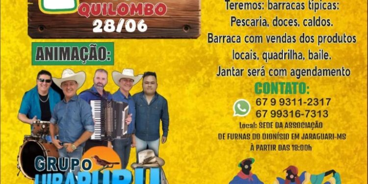 2º Arraial do Quilombo promete diversão e tradição em Jaraguari