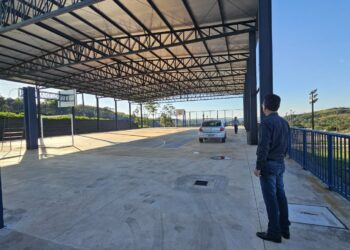 Secretário Jean Carlos fiscaliza reforma e projeta novo ciclo esportivo com parque revitalizado