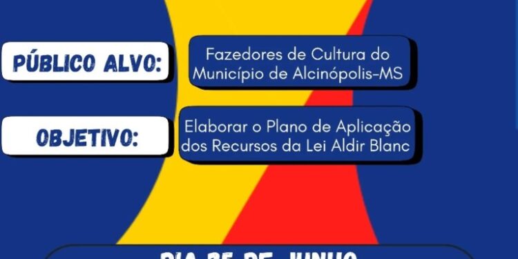 Alcinópolis convida fazedores de cultura para contribuir com a aplicação dos recursos
