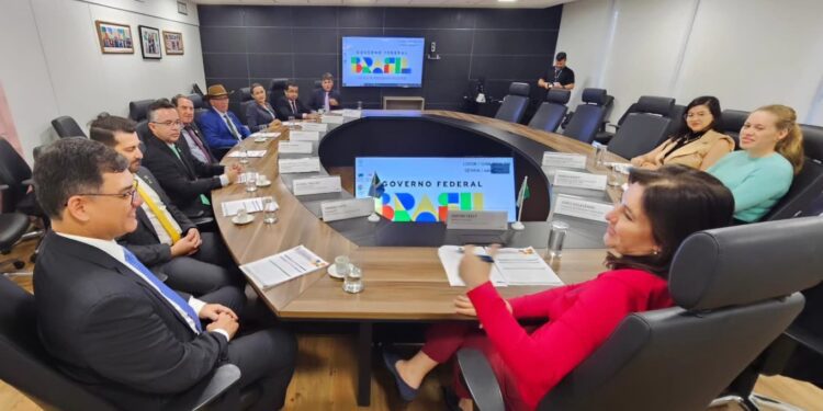 Prefeito Manoel Nery se reúne com ministra Simone Tebet em Brasília