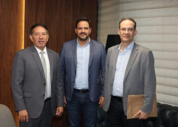 Deputado Gerson Claro recebe diretoria da CCR MSvia/ Motiva para discutir gestão da BR-163