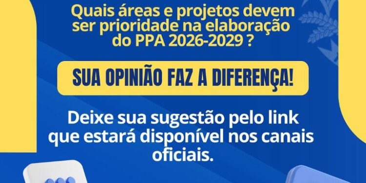 Jaraguari abre consulta pública para definir prioridades do PPA 2026-2029