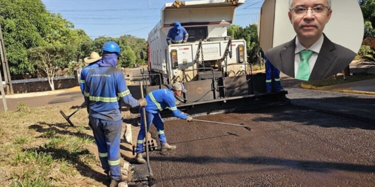 Camapuã será beneficiada com R$ 14 milhões em pavimentação; Jean Carlos destaca foco na infraestrutura