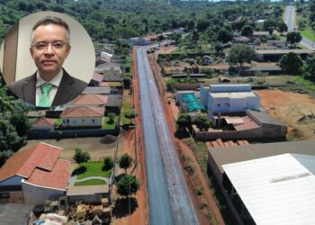 Secretário Jean Carlos destaca avanços nas obras de pavimentação em Camapuã