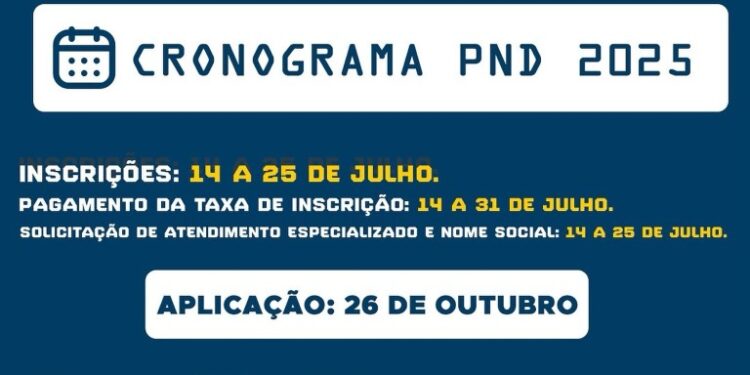 Alcinópolis: Prova Nacional Docente 2025 tem inscrições abertas