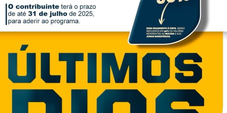 Refis 2025 entra na reta final com prazo até o fim de julho em Alcinópolis