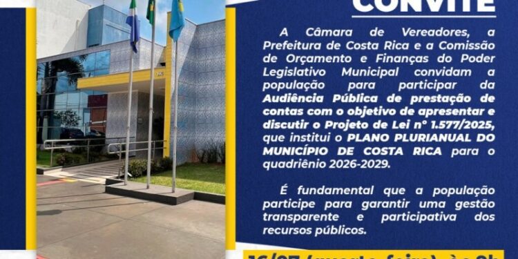 Consultas sobre o Plano Plurianual em Costa Rica serão realizadas dia 16 de julho