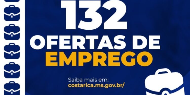 Semana começa com 132 vagas de emprego em Costa Rica