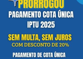 Prefeitura amplia prazo para pagamento do IPTU com desconto em Costa Rica
