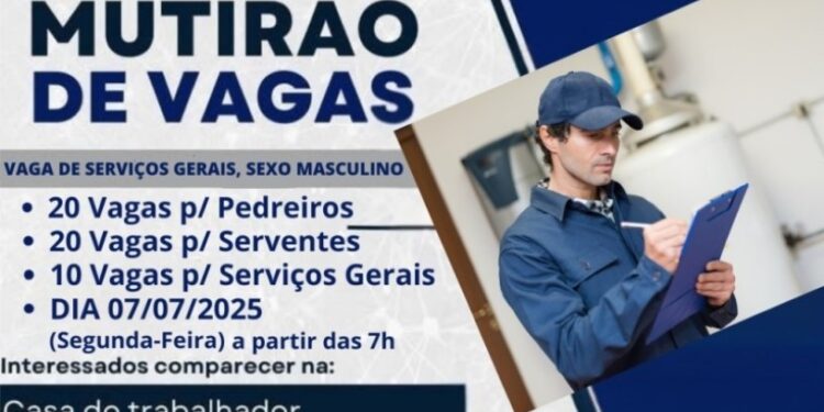 Costa Rica terá seleção com 50 vagas na construção civil na segunda-feira