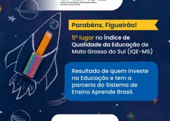 Figueirão é reconhecido no Índice de Qualidade da Educação de MS com excelente desempenho