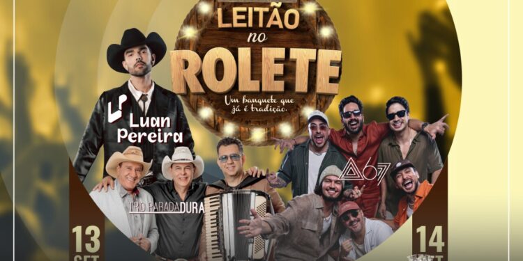 Confirmadas atrações musicais e vendas para a 29ª Festa do Leitão no Rolete