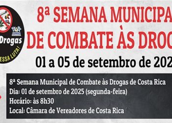 8ª Semana de Combate às Drogas começa em Costa Rica com evento solene na Câmara
