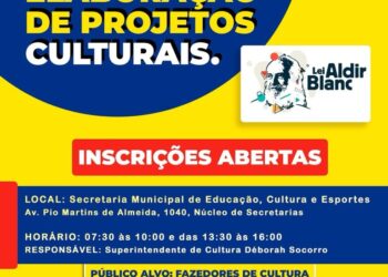 Alcinópolis abre inscrições para oficina voltada à criação de projetos culturais