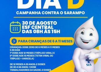Camapuã promove Dia D de vacinação contra o sarampo neste sábado