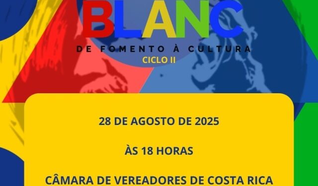 Agenda da Aldir Blanc em Costa Rica inclui Escuta Pública no dia 28