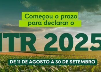 Contribuintes têm até 30 de setembro para entregar DITR 2025