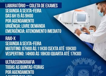 Claudião reforça atendimento 24 horas com ultrassom, raio-X e especialidades médicas