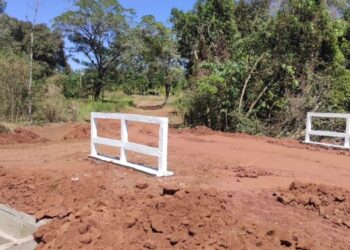 Secretaria de Obras entrega nova passagem com tubos PEAD na região de Três Lagoas