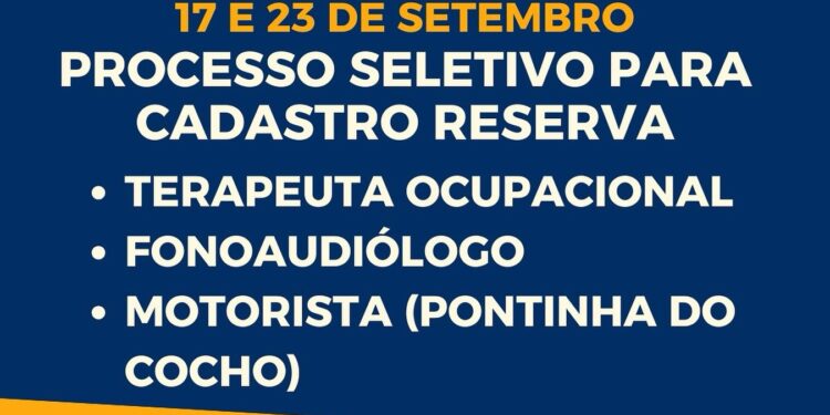 Processo seletivo em Camapuã oferece vagas na saúde com início imediato