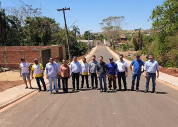 Pavimentação em bairros marca aniversário de 77 anos de Camapuã