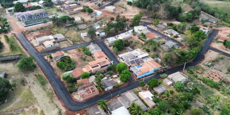 Prefeitura avança com pavimentação no Jardim São Bento em Camapuã