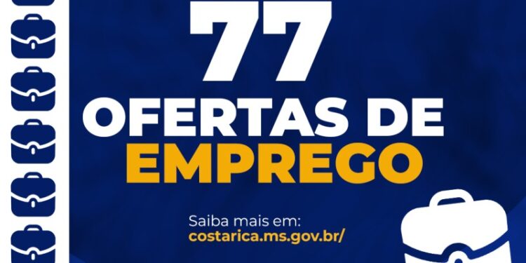 Costa Rica inicia semana com 77 oportunidades de trabalho na Casa do Trabalhador