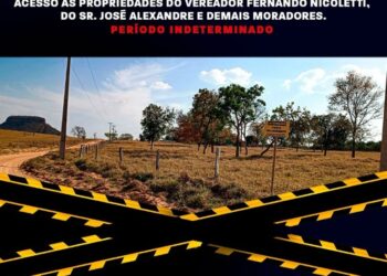 Prefeitura de Alcinópolis interdita acesso sobre ponte no assentamento Santa Fé para obras de melhoria