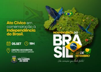 Prefeito Leocir Montanha convida a população para Ato Cívico em celebração à Independência do Brasil