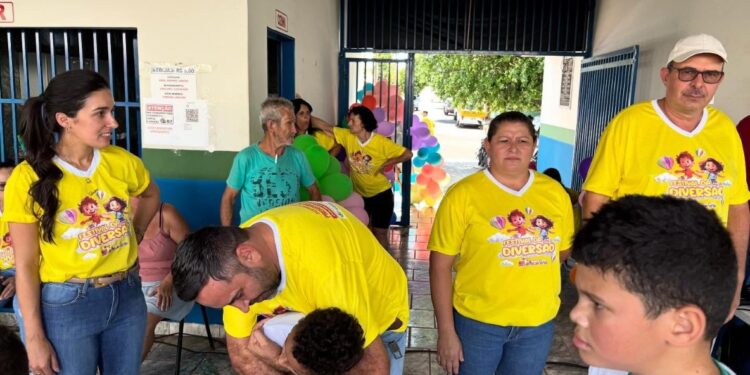 Crianças vivenciam dia de lazer e alegria no 1º Festival da Diversão em Alcinópolis