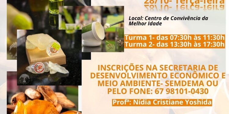 Alcinópolis abre inscrições para oficina gratuita de fitocosméticos