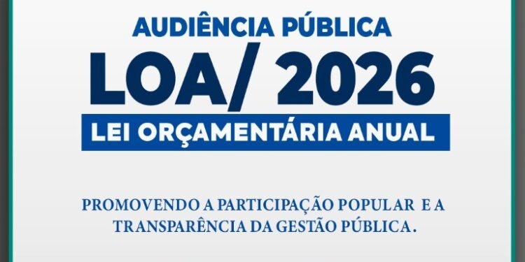 Prefeitura de Alcinópolis convoca população para Audiência Pública da LOA 2026