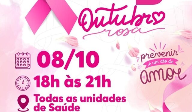 Dia D do Outubro Rosa em Costa Rica terá exames e orientações sobre câncer de mama