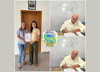 Prefeito Juvenal Consolaro assina termo de compromisso com o programa ROADMAP para neutralidade de carbono em Figueirão