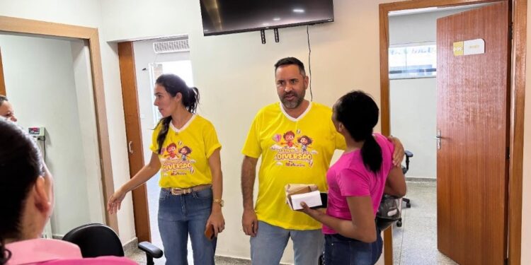 Weliton Guimarães participa de ação do Outubro Rosa e reforça atenção à saúde da mulher em Alcinópolis