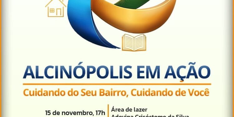 Alcinópolis agenda mutirão comunitário para o dia 15 de novembro