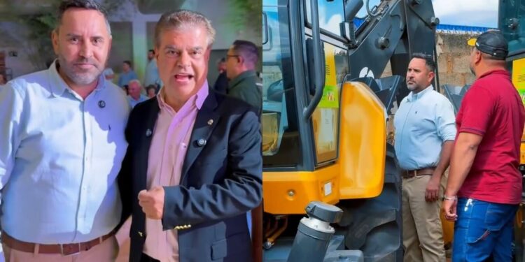 Alcinópolis fortalece estrutura municipal com nova retroescavadeira entregue pelo Promaq