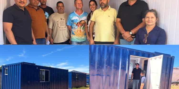 Prefeitura de Alcinópolis amplia estrutura do transporte escolar com entrega de contêineres de apoio