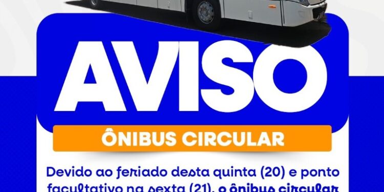 Camapuã suspende linhas do circular em feriado da Consciência Negra e ponto facultativo
