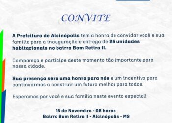Prefeitura de Alcinópolis entregará 25 casas populares no Bairro Bom Retiro II