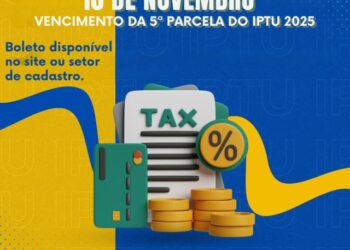 Contribuintes têm até 10 de novembro para pagar a 5ª parcela do IPTU em Costa Rica