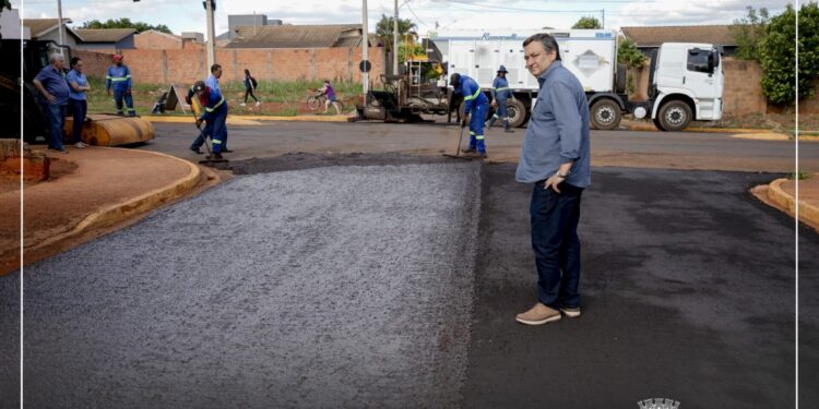 Prefeitura de São Gabriel do Oeste investe mais de R$ 1 milhão em recuperação de vias urbanas