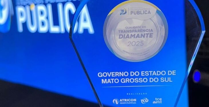 Selo Diamante: Governo de MS é único do país a ganhar 4 vezes prêmio por qualidade na Transparência Pública